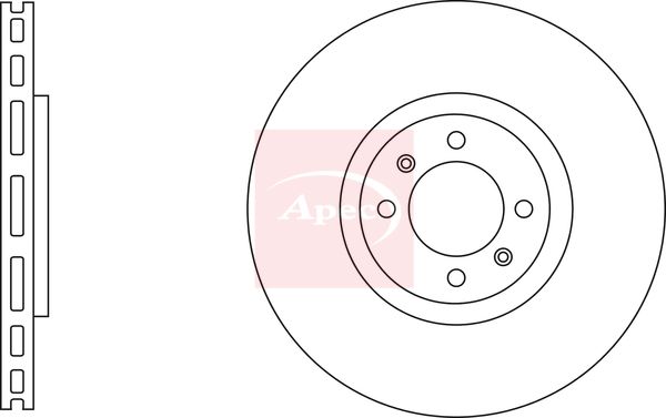 Apec Brake Disc DSK3132 - image 2