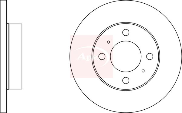 Apec Brake Disc DSK276 - image 2