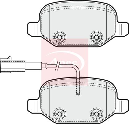 Apec Brake Pads Set PAD1831 - image 2
