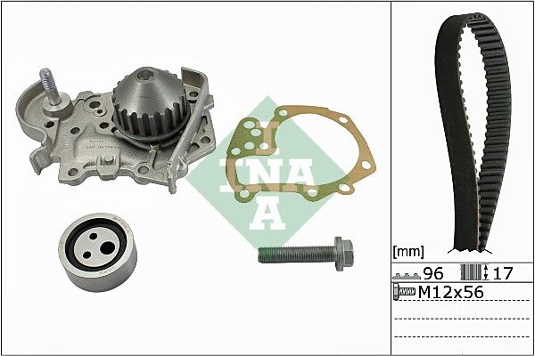 INA Timing Belt Kit & Water Pump 530019131 - image 2