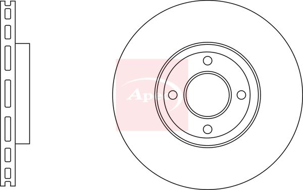 Apec Brake Disc DSK3624 - image 2