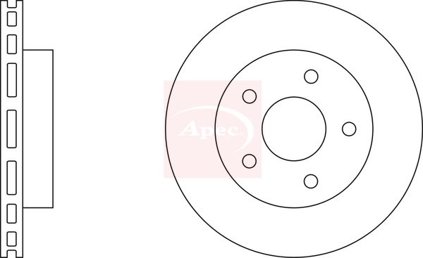 Apec Brake Disc DSK2143 - image 2
