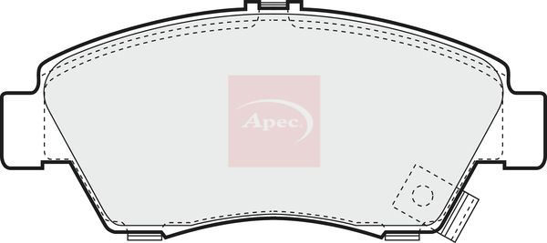 Apec Brake Pads Set PAD815 - image 2