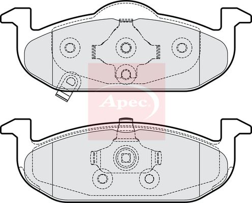Apec Brake Pads Set PAD2177 - image 2