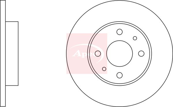 Apec Brake Disc DSK103 - image 3