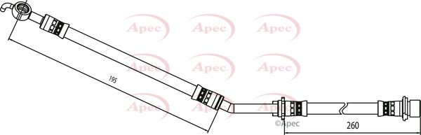 Apec Brake Hose HOS4088 - image 2