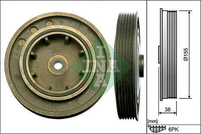 INA Crankshaft Pulley (tvd) 544010110