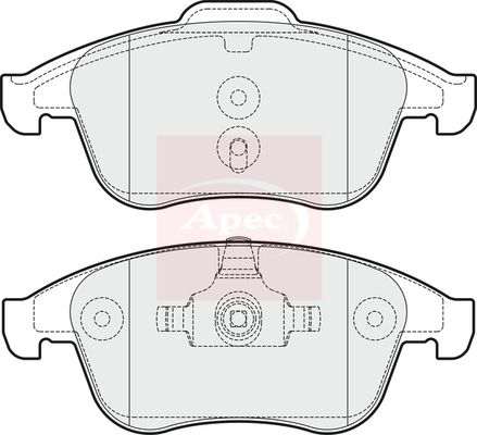 Apec Brake Pads Set PAD1708 - image 2