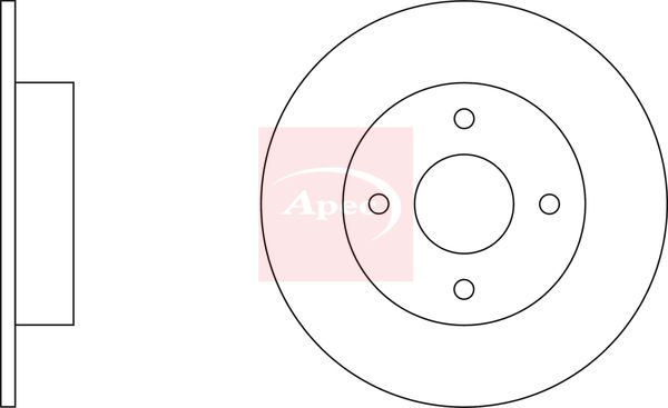 Apec Brake Disc DSK2162 - image 2