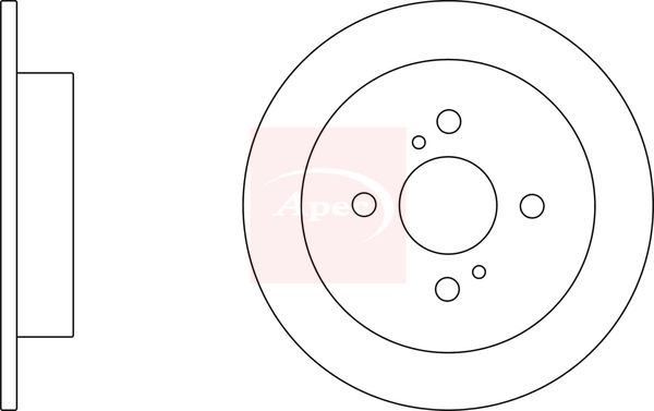Apec Brake Disc DSK2659 - image 2