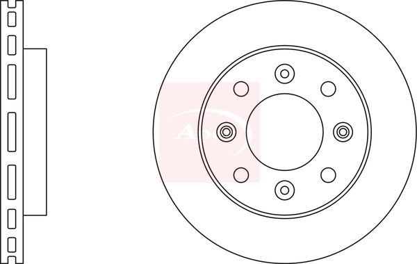 Apec Brake Disc DSK2549 - image 2