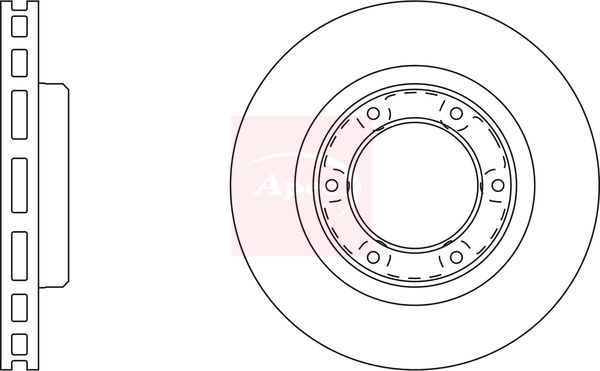 Apec Brake Disc DSK2002 - image 2