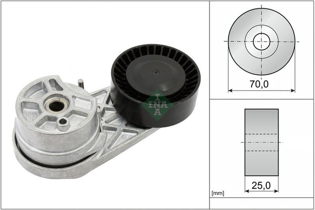 INA Drive Belt Tensioner Pulley 534072710 - image 2