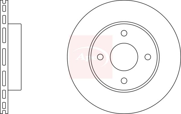 Apec Brake Disc DSK2348 - image 2