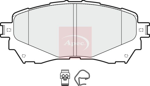 Apec Brake Pads Set PAD1942 - image 2