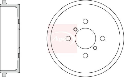 Apec Brake Drum DRM9966