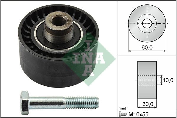 INA Timing Belt Deflection Guide Pulley 532002010 - image 2