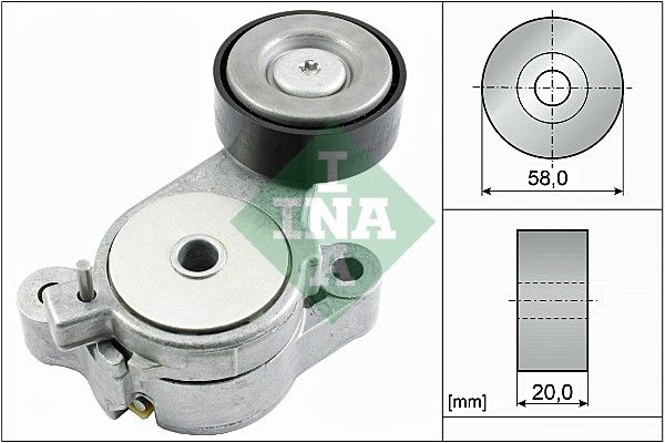INA Drive Belt Tensioner Pulley 534039610 - image 2