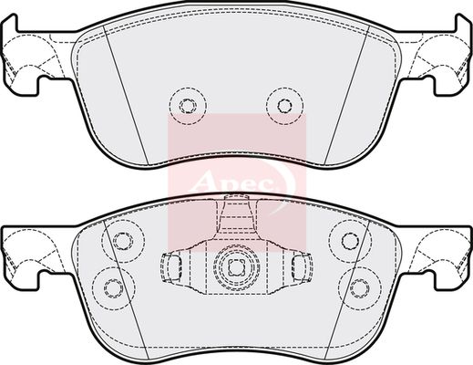Apec Brake Pads Set PAD2207 - image 2