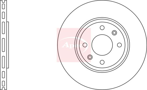 Apec Brake Disc DSK642 - image 2
