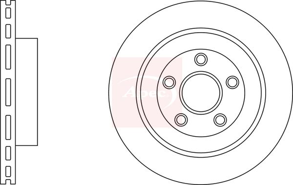 Apec Brake Disc DSK2985 - image 2