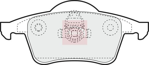 Apec Brake Pads Set PAD1071 - image 2