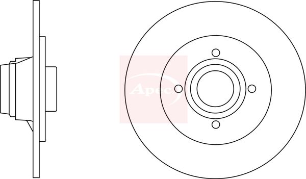 Apec Brake Disc DSK2813 - image 2