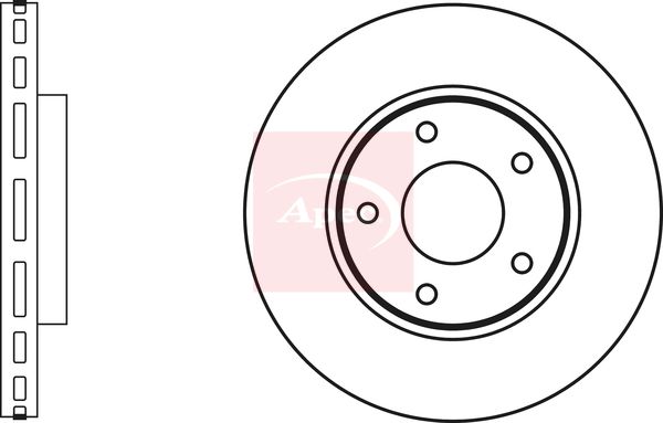 Apec Brake Disc DSK2862 - image 2