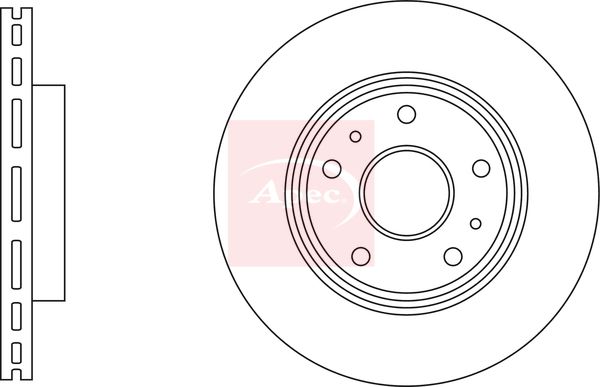 Apec Brake Disc DSK3207 - image 2