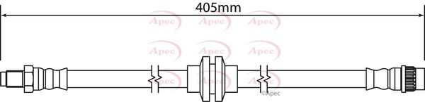 Apec Brake Hose HOS4182 - image 2