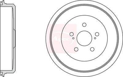 Apec Brake Drum DRM9999