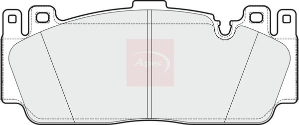 Apec Brake Pads Set PAD1948 - image 2
