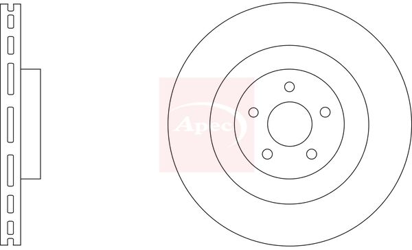 Apec Brake Disc DSK3336 - image 2