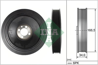 INA Crankshaft Pulley (tvd) 544015010
