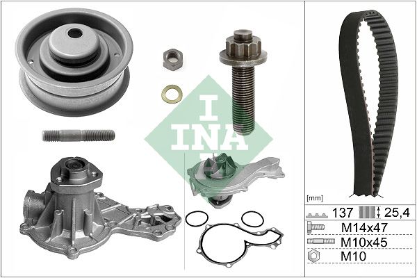 INA Timing Belt Kit & Water Pump 530000330 - image 2