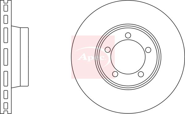 Apec Brake Disc DSK2061 - image 2