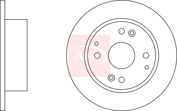 Apec Brake Disc DSK2336 - image 2