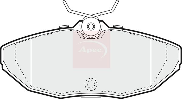 Apec Brake Pads Set PAD1127 - image 2