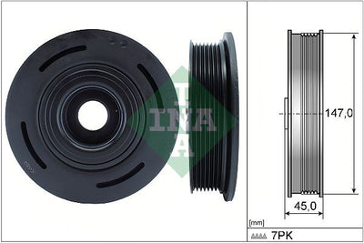 INA Crankshaft Pulley (tvd) 544009810