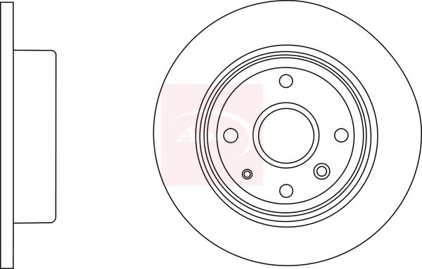 Apec Brake Disc DSK2783 - image 2