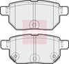 Apec Brake Pads Set PAD1734 thumbnail