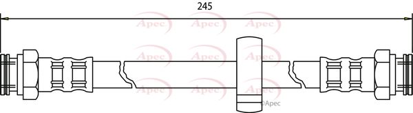 Apec Brake Hose HOS3397 - image 2