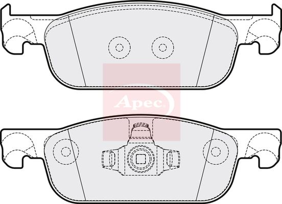 Apec Brake Pads Set PAD2127 - image 2