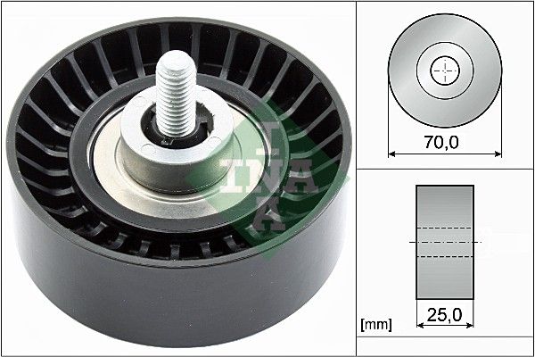 INA Drive Belt Deflection Guide Pulley 532065510 - image 2