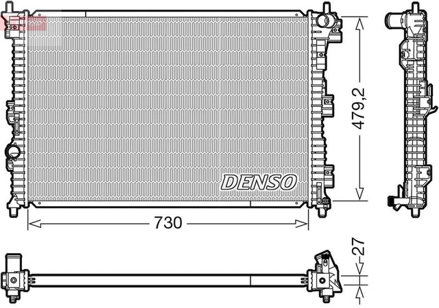 Denso Radiator DRM10112 - image 2