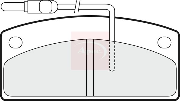 Apec Brake Pads Set PAD1430 - image 2