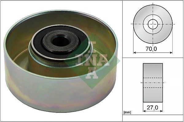 INA Drive Belt Deflection Guide Pulley 532021410 - image 2