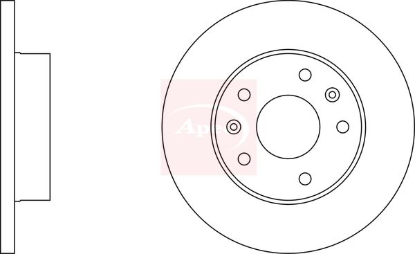 Apec Brake Disc DSK831 - image 2