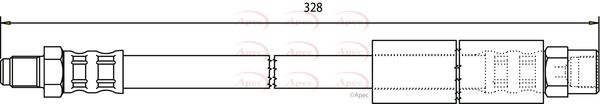 Apec Brake Hose HOS3355 - image 2
