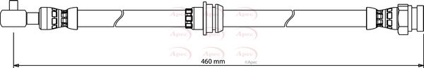Apec Brake Hose HOS4170 - image 2